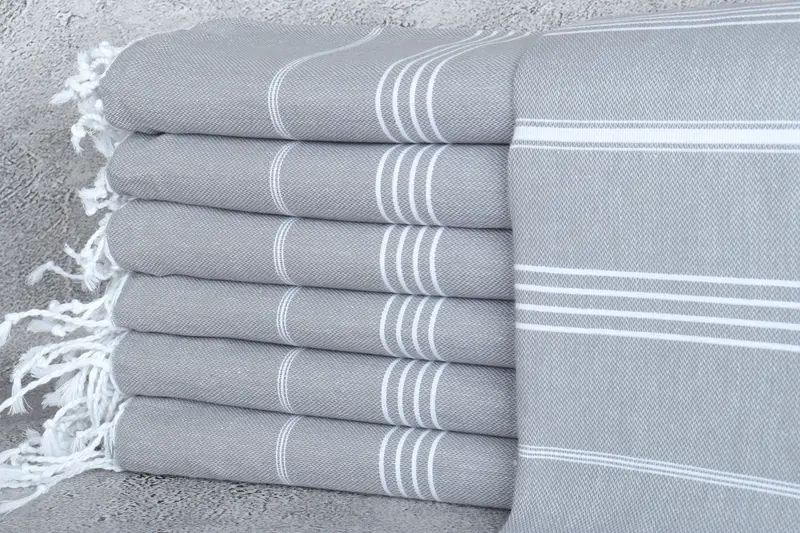 Bachelorette Party Favor, Beach Towel Monogram, Oversized Beach Towel, Bachelorette Party Gift, 76x40 Cotton Striped Towel, Wedding Gift, Soft towel - 1