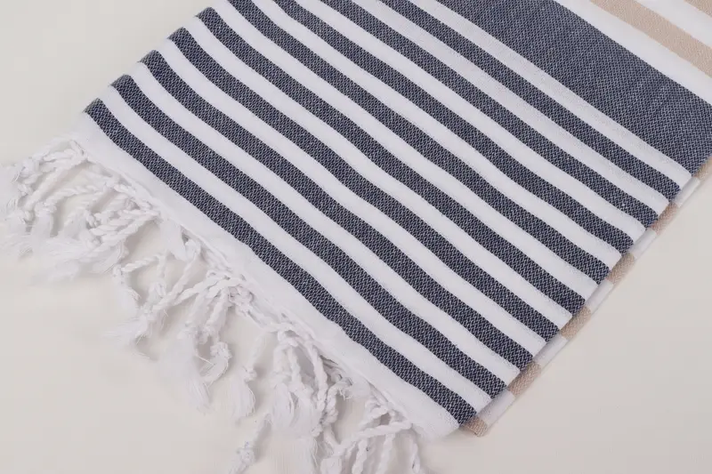 Spa Gift, Gifts For Him, Turkish bath towel, 68x36 Cotton Striped Towel, Embroidered Beach Towel, Miami Bachelorette Party Favors, Custom Towel - 7