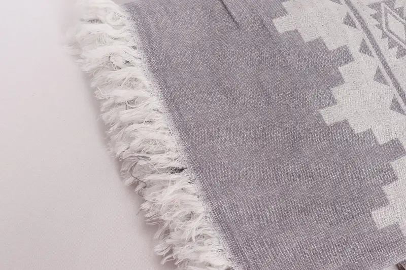 Bedspread, Throw Blanket Couch, 86x56 Cotton Kilim Towel, Turkish Blanket Queen, Turkish Blanket, Boyfriend Gift, Christmas Tablecloth - 7