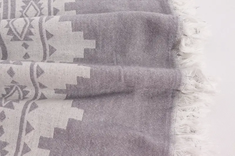 Bedspread, Throw Blanket Couch, 86x56 Cotton Kilim Towel, Turkish Blanket Queen, Turkish Blanket, Boyfriend Gift, Christmas Tablecloth - 8