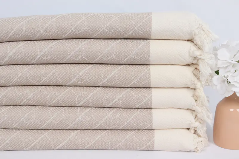 Monogrammed Hand Towel, Turkish Hand Towel, 36x18 Cotton Geometric Towel, Anniversary Gift For Her, Turkish Towel Hand Towel, Bulk Order Towel - 3