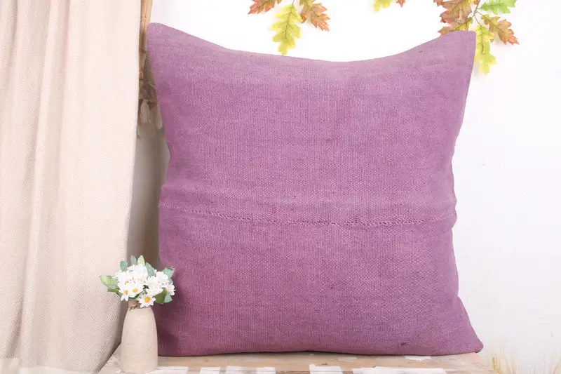 Pillow for Couch, Pillow, 32x32 Pink Cushion, Vintage Kilim Pillow, Accent Throw Pillow Cover, Vintage Kilim Throw Pillow - 2