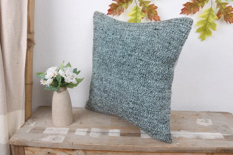 Antique Pillows, Vintage Pillow, Cushion Case, Outdoor Pillow Sham, Boho Pillow, 16x16 White Pillow Cover, Armchair Pillow Cover - 4