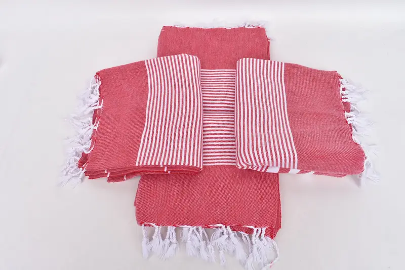 Personalized Wedding Gift, Handmade Gift, Bride Gift, Girls Weekend Getaways Ideas, 70x40 Cotton Striped Towel, Bachelor Bachelorette Party Favors - 6