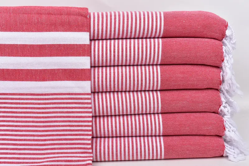 Personalized Wedding Gift, Handmade Gift, Bride Gift, Girls Weekend Getaways Ideas, 70x40 Cotton Striped Towel, Bachelor Bachelorette Party Favors - 1