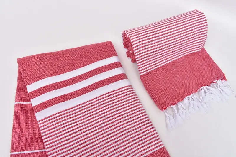 Personalized Wedding Gift, Handmade Gift, Bride Gift, Girls Weekend Getaways Ideas, 70x40 Cotton Striped Towel, Bachelor Bachelorette Party Favors - 7