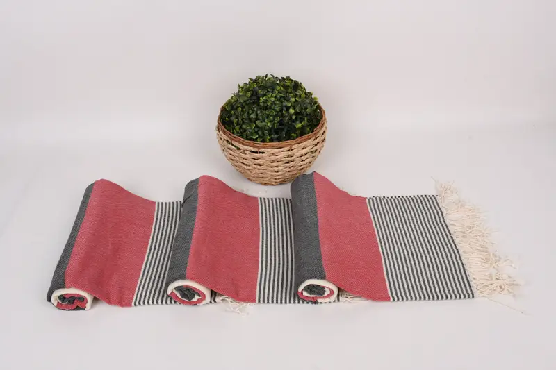 Handmade Turkish Towel, Turkish Towel USA, Luxury Beach Towel, 68x40 Cotton Striped Towel, Bridal Shower Gift, Birthday Gift, Bridesmaid Gifts - 8