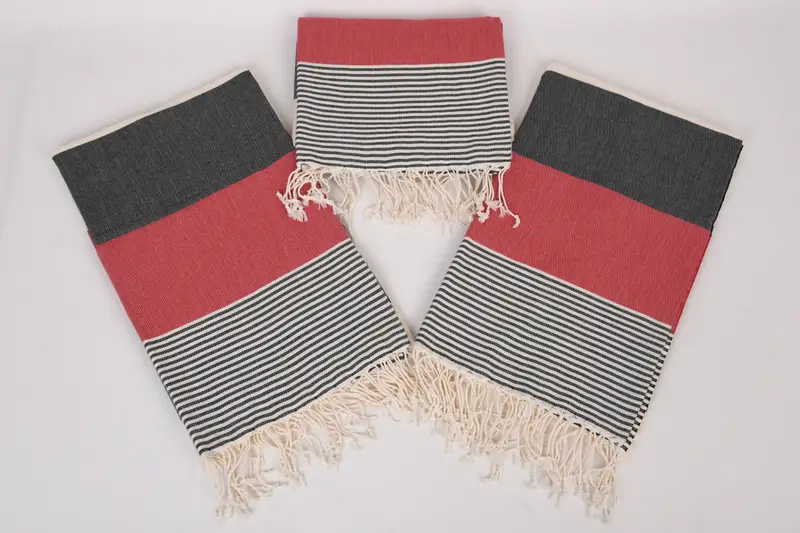 Handmade Turkish Towel, Turkish Towel USA, Luxury Beach Towel, 68x40 Cotton Striped Towel, Bridal Shower Gift, Birthday Gift, Bridesmaid Gifts - 6