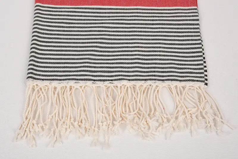Handmade Turkish Towel, Turkish Towel USA, Luxury Beach Towel, 68x40 Cotton Striped Towel, Bridal Shower Gift, Birthday Gift, Bridesmaid Gifts - 3