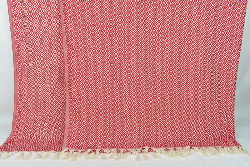 Bridesmaid Gifts, Aesthetic Blanket, 96x80 Cotton Diamond Towel, Best Friend Wedding Gift, Tablecloth, Wedding Shower Gift, Housewarming Gift - 7