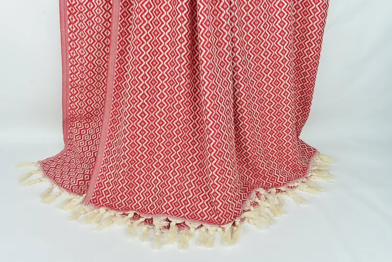 Bridesmaid Gifts, Aesthetic Blanket, 96x80 Cotton Diamond Towel, Best Friend Wedding Gift, Tablecloth, Wedding Shower Gift, Housewarming Gift - 8