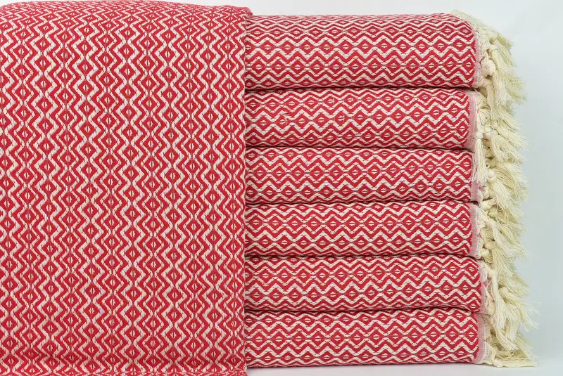 Bridesmaid Gifts, Aesthetic Blanket, 96x80 Cotton Diamond Towel, Best Friend Wedding Gift, Tablecloth, Wedding Shower Gift, Housewarming Gift - 1
