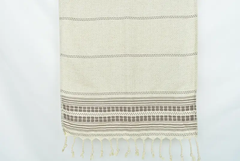 Housewarming Gift, Kitchen Towel, 40x20 Linen Striped Towel, Wedding Gift, Organic Tea Towel, Gift Boxes Tea Towels, Monogram Kitchen Towel - 13