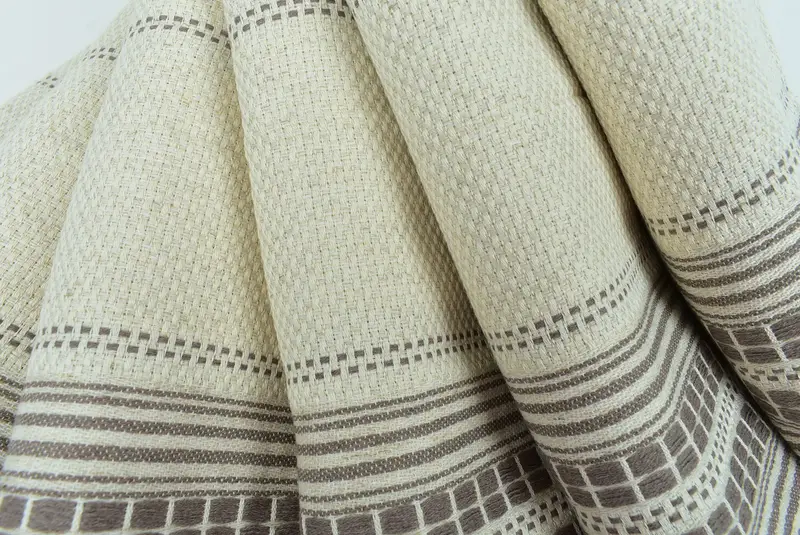 Housewarming Gift, Kitchen Towel, 40x20 Linen Striped Towel, Wedding Gift, Organic Tea Towel, Gift Boxes Tea Towels, Monogram Kitchen Towel - 10