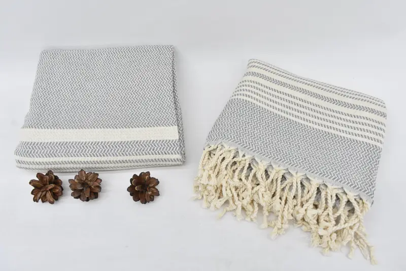 Hammam towel, 70x40 Cotton Striped Towel, Personalized Turkish Beach Towel, Beach Towel Gift, Monogrammed Beach Towel, Best Friend Christmas Gift - 6