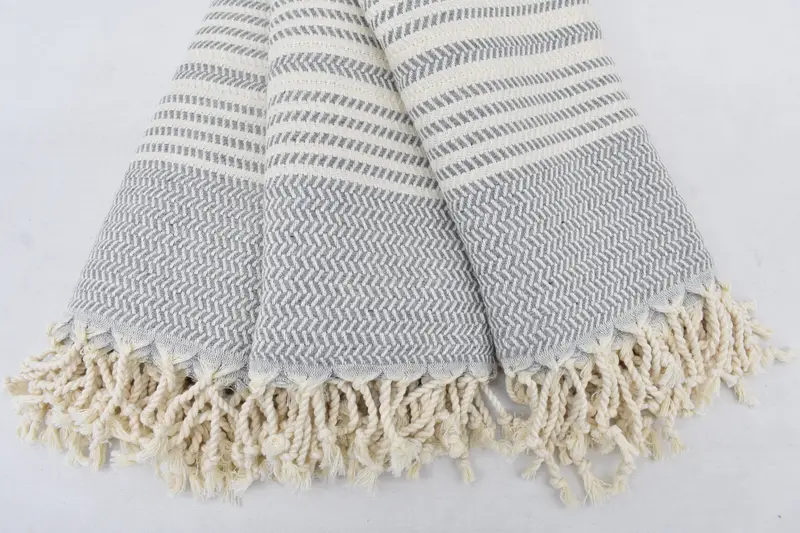 Hammam towel, 70x40 Cotton Striped Towel, Personalized Turkish Beach Towel, Beach Towel Gift, Monogrammed Beach Towel, Best Friend Christmas Gift - 3