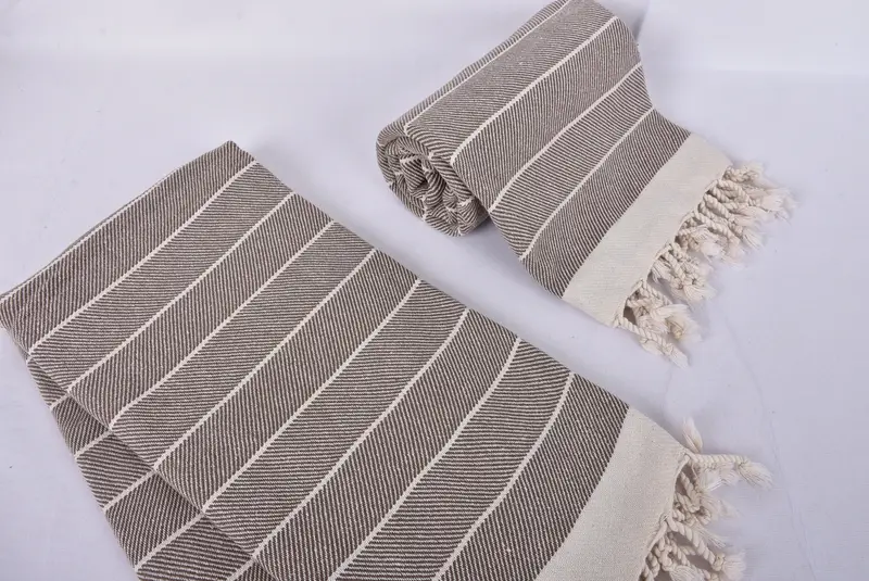 70x40 Cotton Herringbone Towel, Anniversary Gift For Her, Turkish Bath Towel USA, Monogram Turkish Towel, Personalized Wedding Gift, Custom Towel - 7