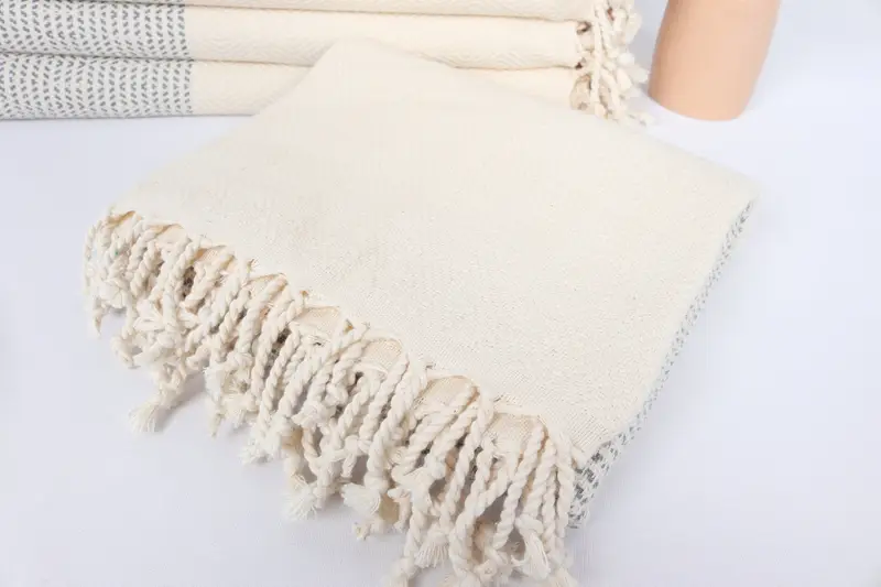 Scarf Towel, Bridal Shower Gift, 70x40 Cotton Diamond Towel, Wedding Favors, Yoga Towel, Valentines Day Gift, Luxury Beach Towel, Personalized Gift - 5