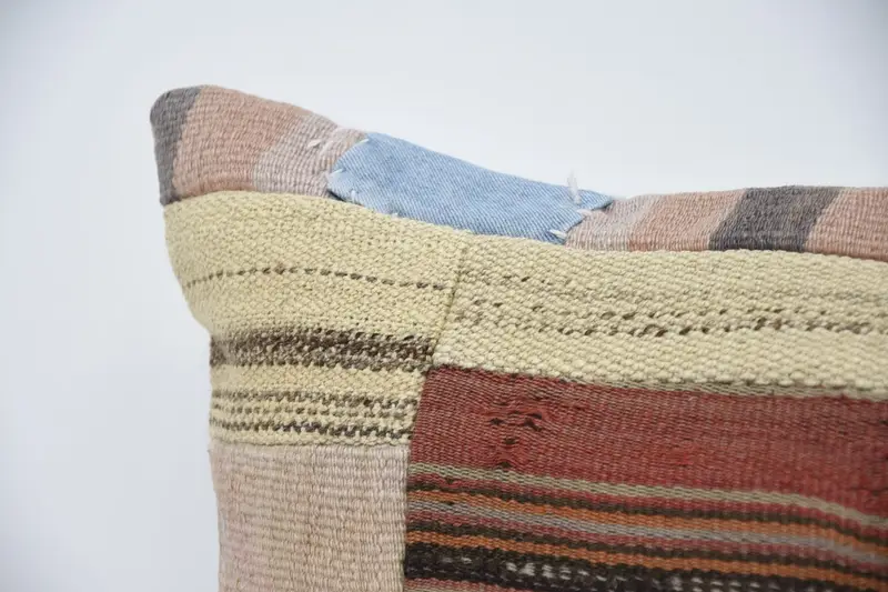 Vintage Throw Pillow Cover, Turkish Pillow, Southwestern Cushion Cover, Vintage Pillow, 16x48 Beige Cushion, Pillow Case, Interior Designer Pillow - 2
