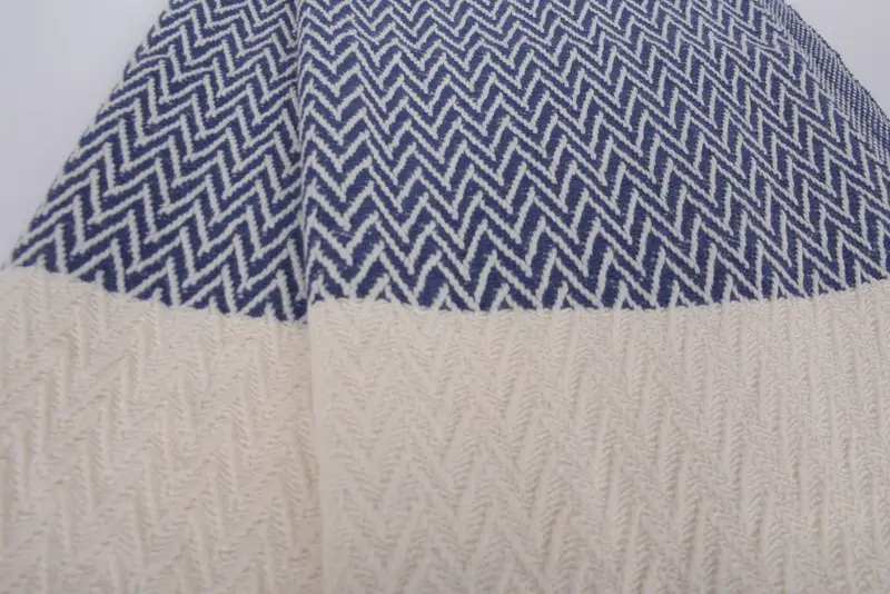 34x18 Cotton Zigzag Design Towel, Wedding Favors, Bridesmaid Gifts, Monogram Turkish Bath Towel, Housewarming Gift, Gift Towel, Monogram Hand Towel - 4