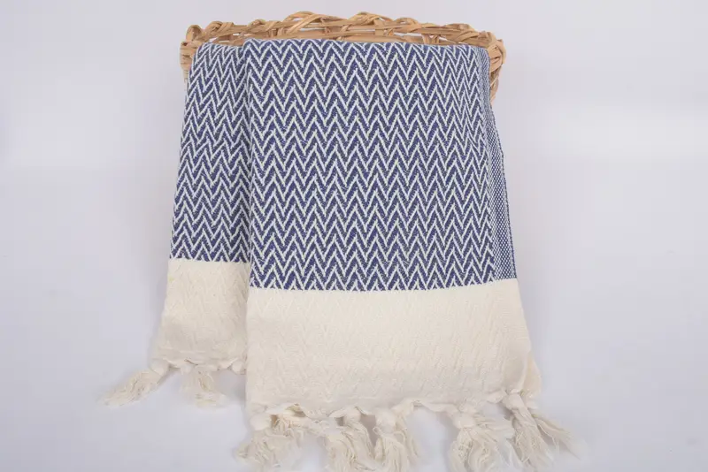 34x18 Cotton Zigzag Design Towel, Wedding Favors, Bridesmaid Gifts, Monogram Turkish Bath Towel, Housewarming Gift, Gift Towel, Monogram Hand Towel - 5