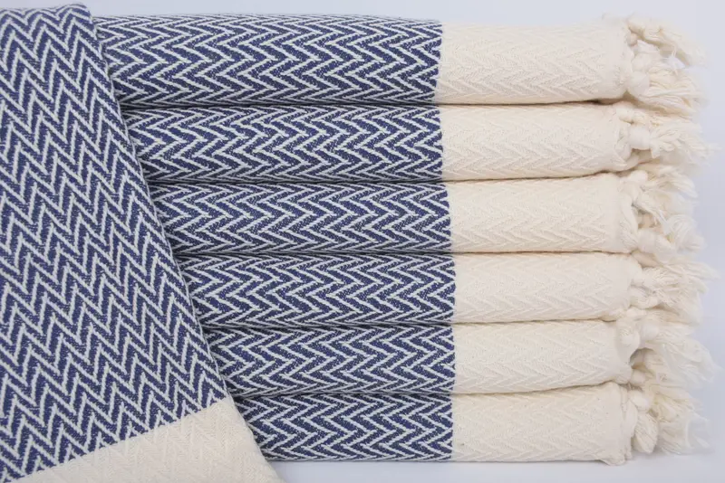 34x18 Cotton Zigzag Design Towel, Wedding Favors, Bridesmaid Gifts, Monogram Turkish Bath Towel, Housewarming Gift, Gift Towel, Monogram Hand Towel - 1