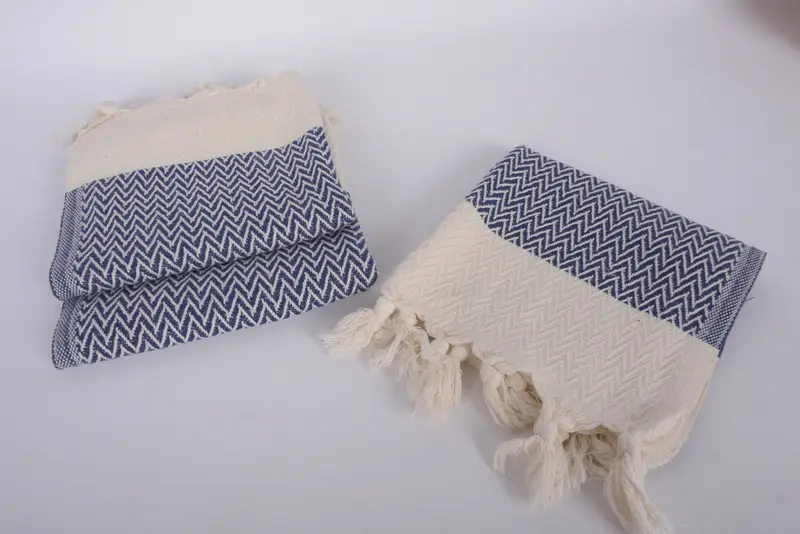 34x18 Cotton Zigzag Design Towel, Wedding Favors, Bridesmaid Gifts, Monogram Turkish Bath Towel, Housewarming Gift, Gift Towel, Monogram Hand Towel - 7