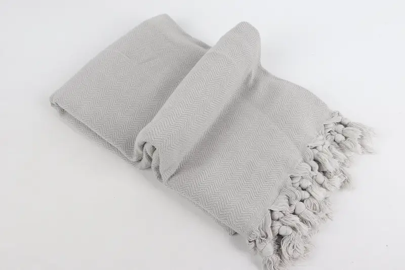 Personalized Towel, Custom Beach Towel, Travel towel, 64x40 Cotton Herringbone Towel, Wedding For Favor, Turkish Towel Bulk, Oversized Beach Towel - 6