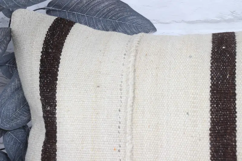 Home Decor Pillow, Couch Pillow, Kilim Pillow Cover, Hippie Throw Pillow, Throw Kilim Pillow, 16x24 White Pillow Sham, Luxury Cushion Cover, Cushion - 2