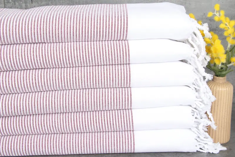 Custom Hand Towel, Personalized Gift For Her, Gifts For Him, 40x18 Cotton Striped Towel, Custom Wedding Gifts, Bridesmaid Gifts, Personalized Gifts - 1