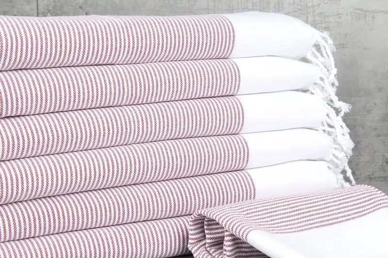 Custom Hand Towel, Personalized Gift For Her, Gifts For Him, 40x18 Cotton Striped Towel, Custom Wedding Gifts, Bridesmaid Gifts, Personalized Gifts - 2