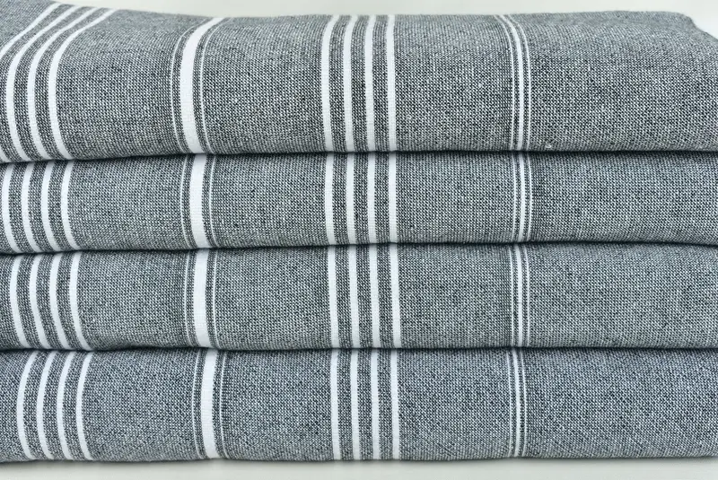 Handmade Turkish bath towel for summer vacation, Absorbent towel, 70x36 Cotton Striped Terry Towel, Bath towel, Gift Boxes Towel, Gifts For Him - 2