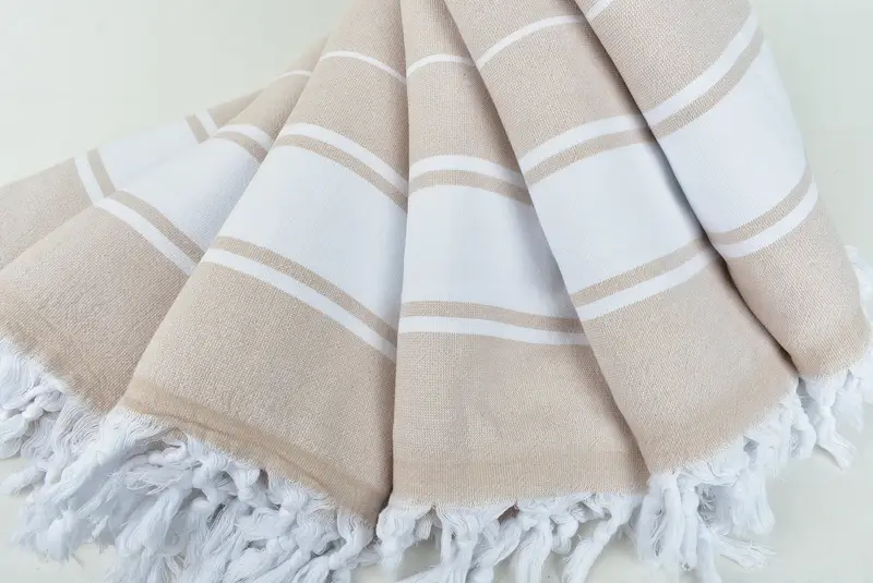 Bridesmaid Gifts, Oversized Beach Towel, Personalized Towel, Bachelorette Favor, 64x36 Cotton Striped Terry Towel, Summer Gift, Summer Gift Ideas - 4