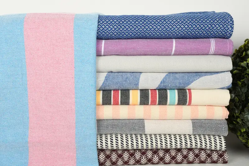 Wedding Gift, 36x18 Cotton Set of 10 Towel, Personalized Kitchen Towel, Bridal Shower Favors, Holiday Towel, Personalized Gifts, Monogram Dish Towel - 1