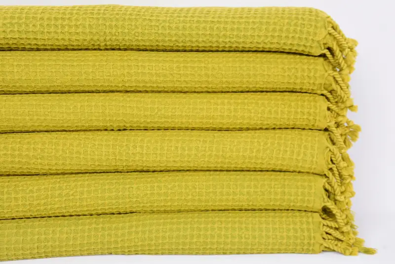 40x20 Cotton Waffle Towel, Gift For Him, Beach Wedding Favor, Turkish Hand Towel, Monogram Kitchen Towel, Wedding Favors, Gift Boxes Tea Towels - 3
