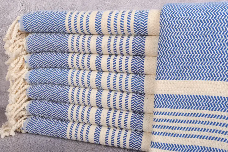 Christmas Favors, 70x40 Cotton Striped Towel, Beach Towel Bulk, Gifts For Him, Beach towel, Bachelorette Party Gifts Bridesmaids, Custom Bath Towel - 1