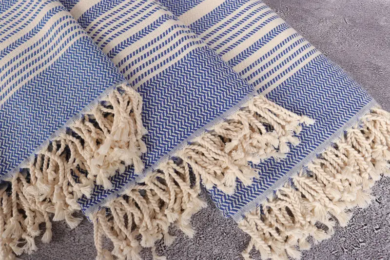 Christmas Favors, 70x40 Cotton Striped Towel, Beach Towel Bulk, Gifts For Him, Beach towel, Bachelorette Party Gifts Bridesmaids, Custom Bath Towel - 5