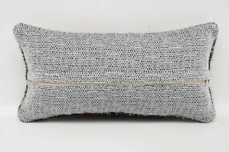 8x16 Brown Cushion Cover, Kilim Pillow Cover, Pillow Sham, Boho Chic Pillow Case, Vintage Kilim Throw Pillow, Turkish Pillow - 6
