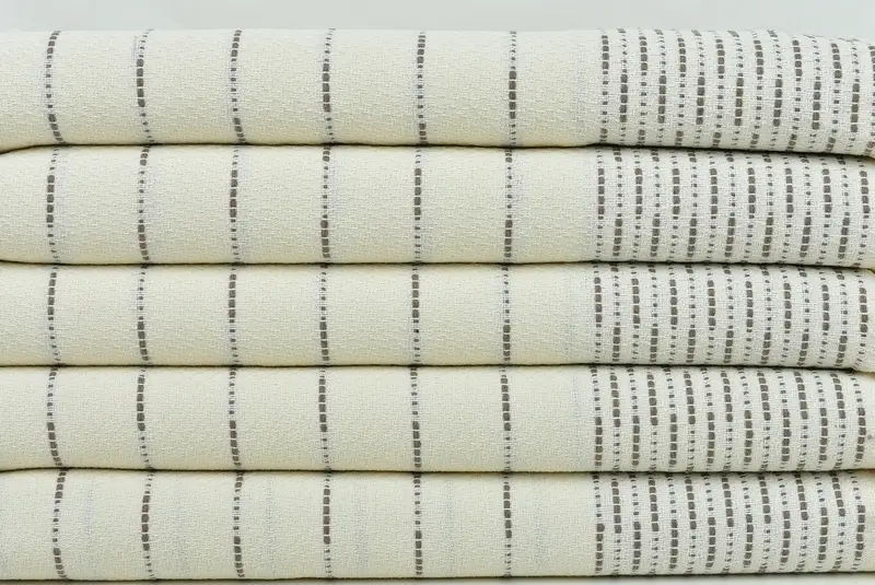 Scarf Towel, Turkish beach towel, Bridesmaid Proposal Gift, 70x38 Cotton Striped Design Towel, Sand-resistant towel, Custom Wedding Gift, Gym Towel - 2