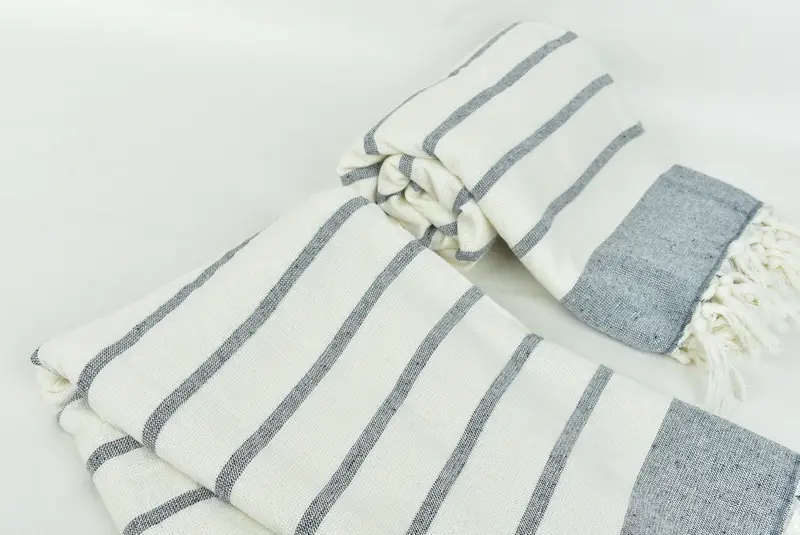Wedding Gift For Bride, Bachelor Towel, Towel With Name, 68x39 Cotton Striped Towel, Personalized Towel, Bridesmaid Gift Towel, Turkish beach towel - 7