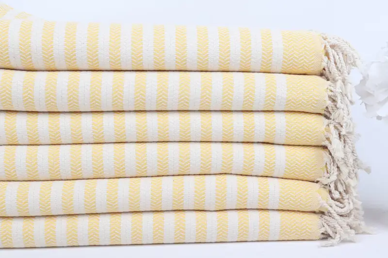 Peshtemal, 70x40 Cotton Chevron Towel, Quick-dry peshtemal, Best Friend Gift, Personalized Towel, Lightweight quick-dry peshtemal towel for travel - 3