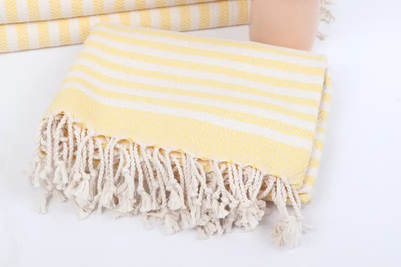 Peshtemal, 70x40 Cotton Chevron Towel, Quick-dry peshtemal, Best Friend Gift, Personalized Towel, Lightweight quick-dry peshtemal towel for travel - 5