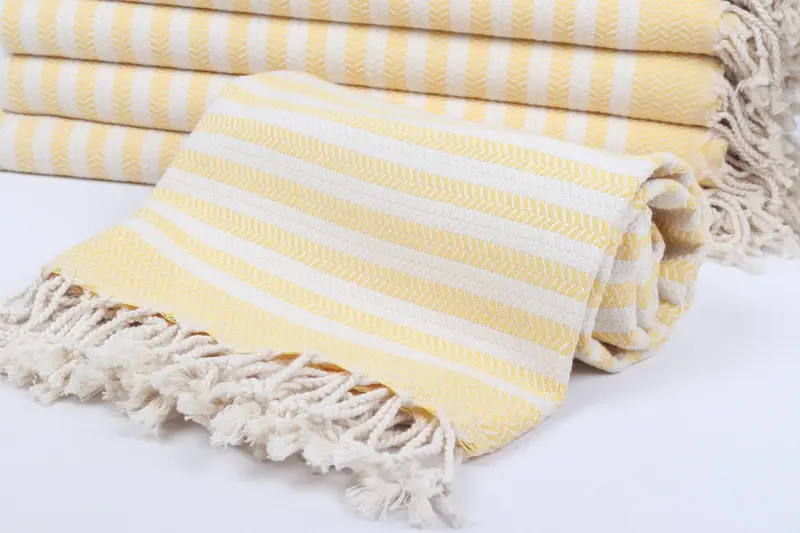 Peshtemal, 70x40 Cotton Chevron Towel, Quick-dry peshtemal, Best Friend Gift, Personalized Towel, Lightweight quick-dry peshtemal towel for travel - 4