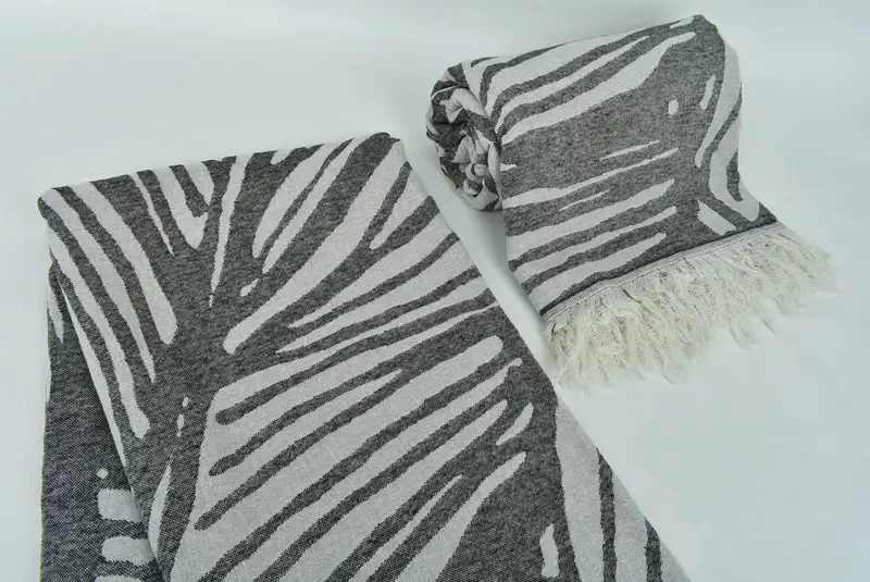 Fouta -Handtuch, Reisetuch, türkisches Badetuchset, 70 x 40 Baumwollblumen -Designtuch, Badetuch, Sondergeschenk, Strandtuchmonogramm, Peshtemal - 8