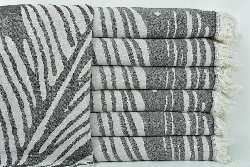 Fouta -Handtuch, Reisetuch, türkisches Badetuchset, 70 x 40 Baumwollblumen -Designtuch, Badetuch, Sondergeschenk, Strandtuchmonogramm, Peshtemal - 2