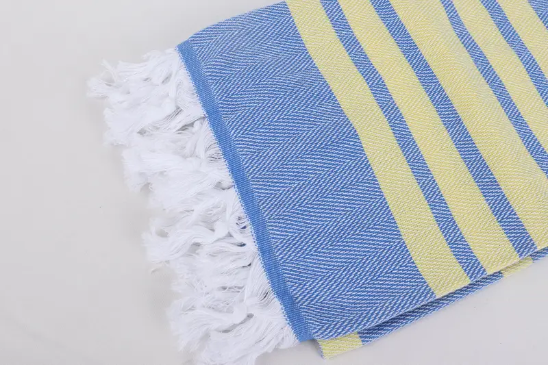 Gift For Bride, Soft organic Turkish peshtemal for luxury spa use, 68x36 Cotton Chevron Towel, Lightweight towel, Organic towel, Bridal Shower Gift - 7