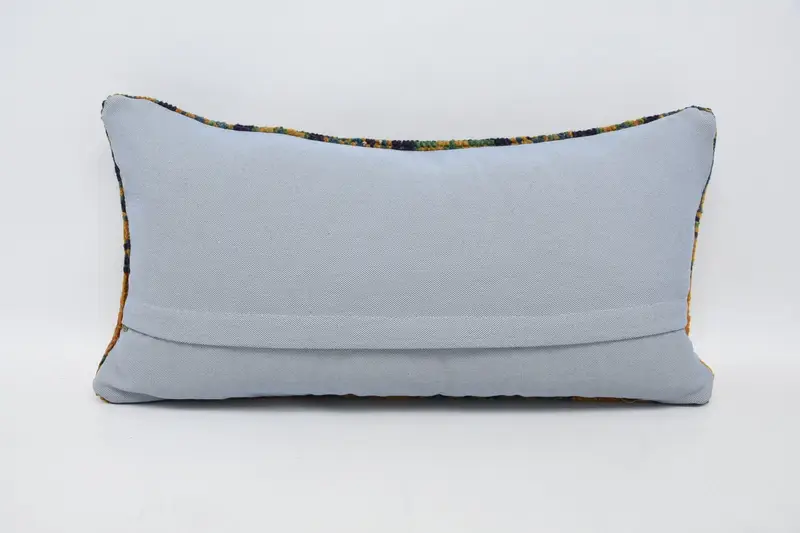 Luxury Cushion, 12x24 Orange Cushion Case, Pillow for Couch, Vintage Kilim Pillow, Ethnic Throw Cushion Cover, Pillow Cover, Kilim Pillow Cover - 6