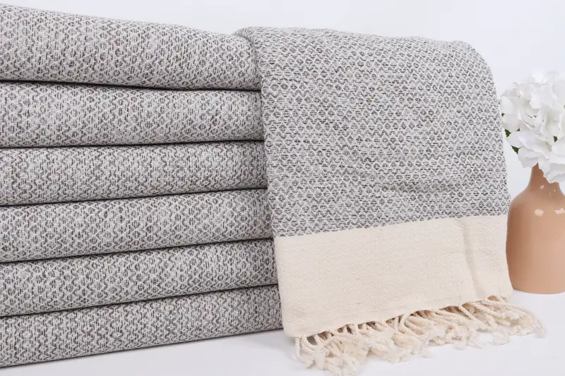 Bridal Shower Favors, Bath towel, Christmas Gift, Quick-drying peshtemal towel for poolside, Sand-free towel, 76x36 Cotton Diamond Towel - 2