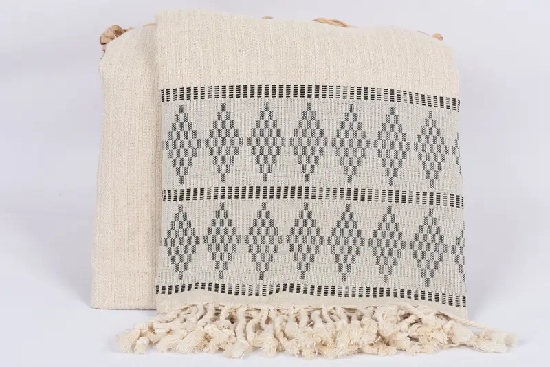 Spa Towel, Beach towel, Gifts For Him, Custom Towel Beach, Bridesmaid Gifts, Baby Boy Gift, 70x36 Linen Kilim Design Towel, Bachelorette Beach Towel - 5