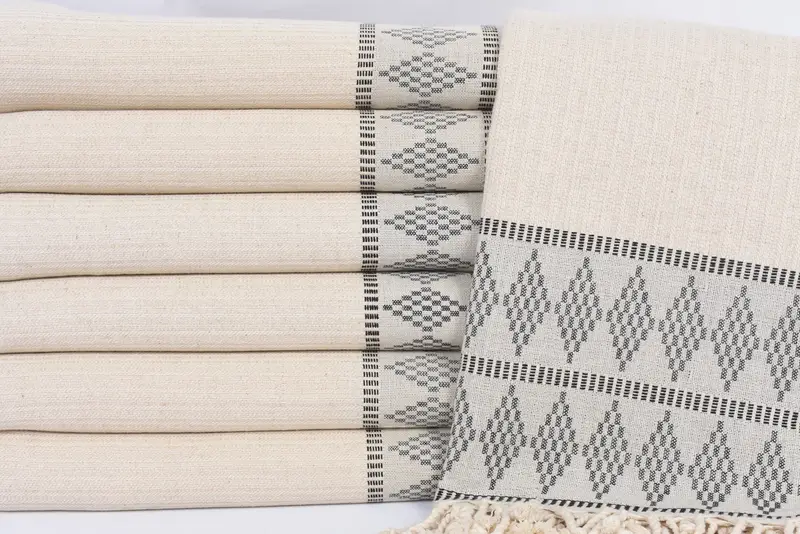 Spa Towel, Beach towel, Gifts For Him, Custom Towel Beach, Bridesmaid Gifts, Baby Boy Gift, 70x36 Linen Kilim Design Towel, Bachelorette Beach Towel - 2